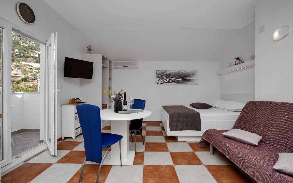 Drasnice Apartment | 27 m² Studio flat ∙ 1 bedroom ∙ 3 guests