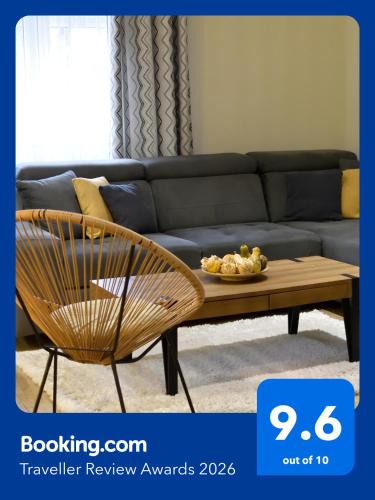 Surcin Apartment | AeroVista - 5-10 min to Belgrade Airport - Free Parking - 2 Bedrooms - Late Check-in