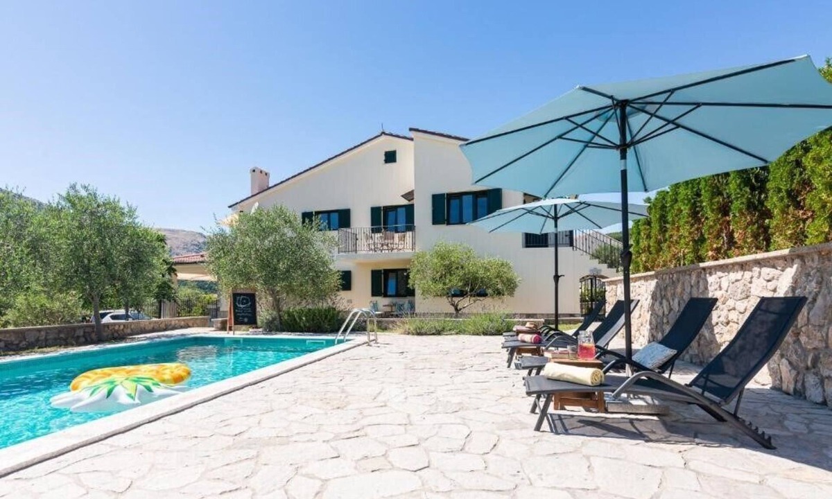 Jurandvor Apartment | Apartment Garden No.1 with Pool - Jurandvor, Baska