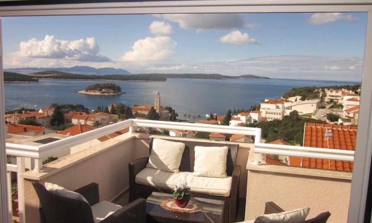 Hvar Apartment | Apartment in Hvar town with Seaview, Terrace, Air condition, WIFI (3666-4)