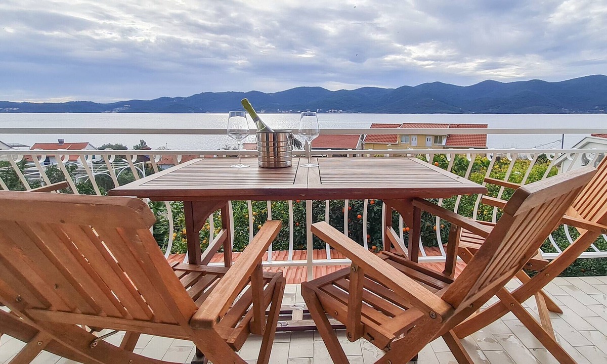 Viganj Apartment | Apartments Klara - Two Bedroom Apartment with Balcony and Sea View