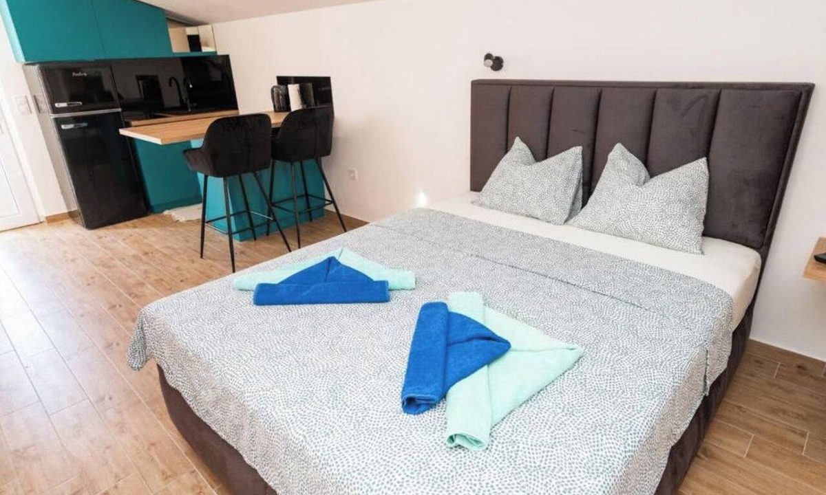 Podglavica Apartment | Apartments Villa Monique: Studio with Pool View