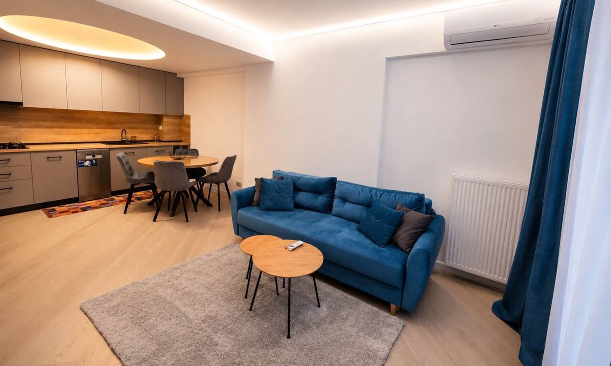 Pipera Apartment | Elegant 2-Bedroom Apartment with Open Living Area
