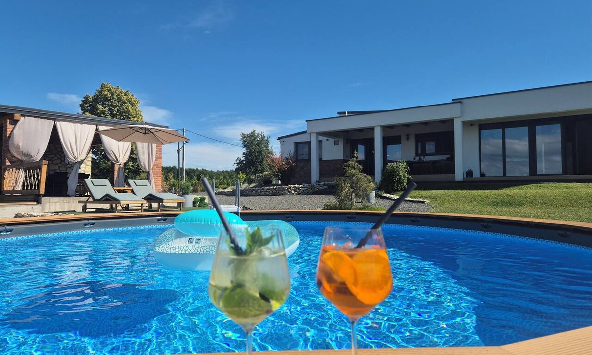 Sveti Ilija House | Elegant home with pool and terrace in peaceful Varaždin countryside.