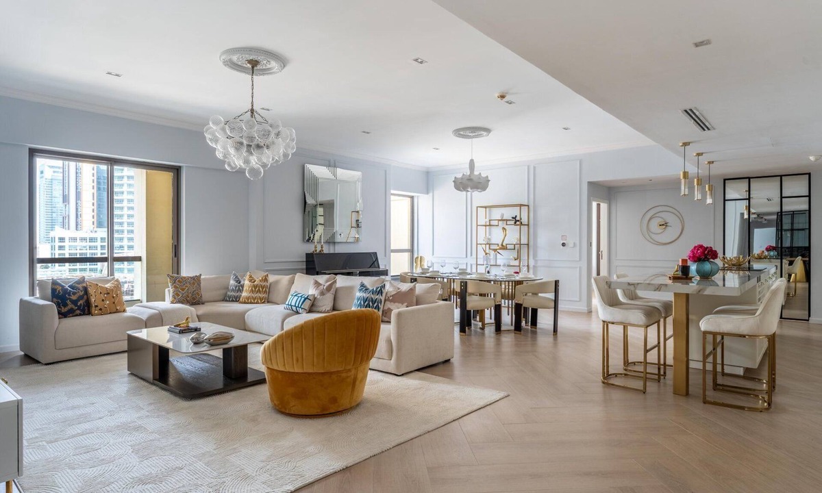 Jumeirah Beach Residence Apartment | High-End Designer Stay l 4 Bed + Maids Room l JBR