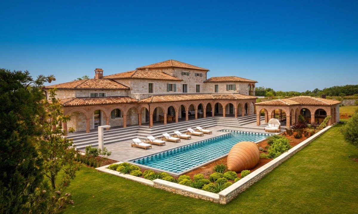 Vizinada House | Historic Tuscan Mansion in Istria with Pool