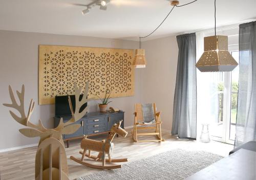 Praprotna Polica Apartment | Lesnavesna designer Apartment with a garden