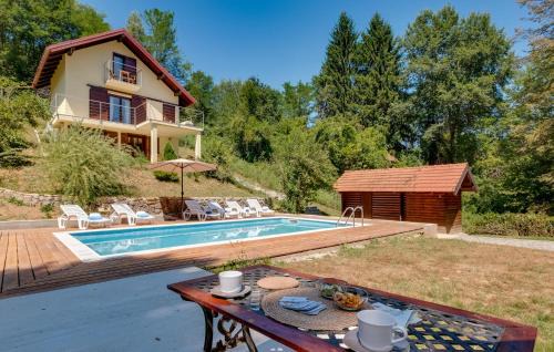 Koranski Brijeg House | Lovely Home In Koranski Brijeg With Sauna