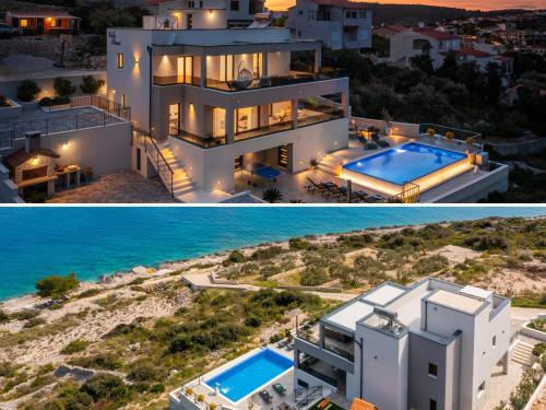 Dvornica Villa | Luxury seaside Villa Porat with pool, sauna and sea view in Kanica - Rogoznica