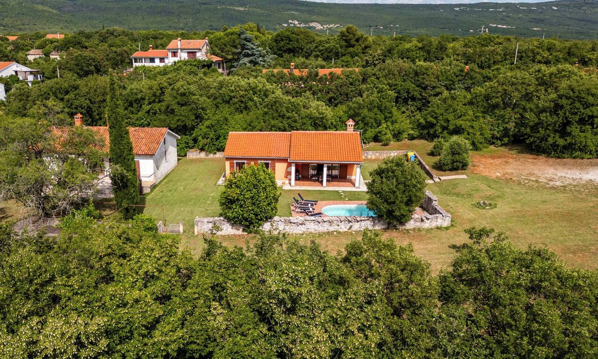 Trgetari House | Pool House in Greenery near Trget, Labin, Croatia