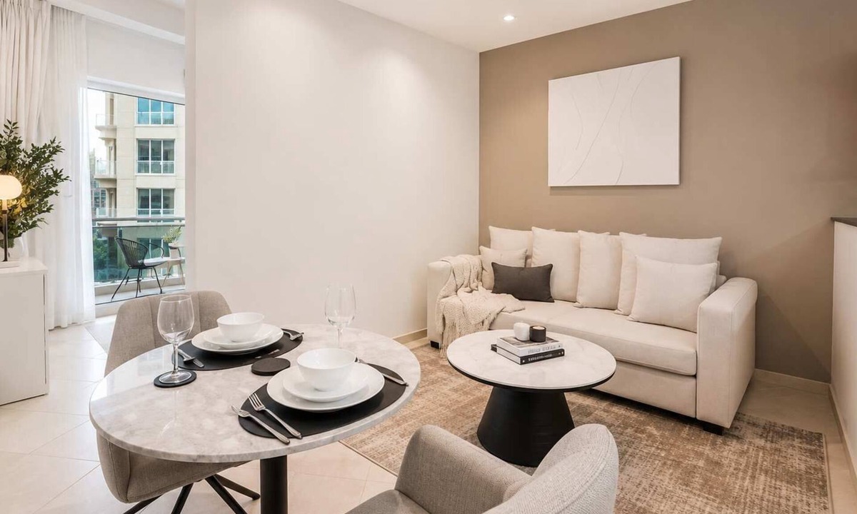Dubai Production City Apartment | StayShort - Inviting Studio in Production City for 4