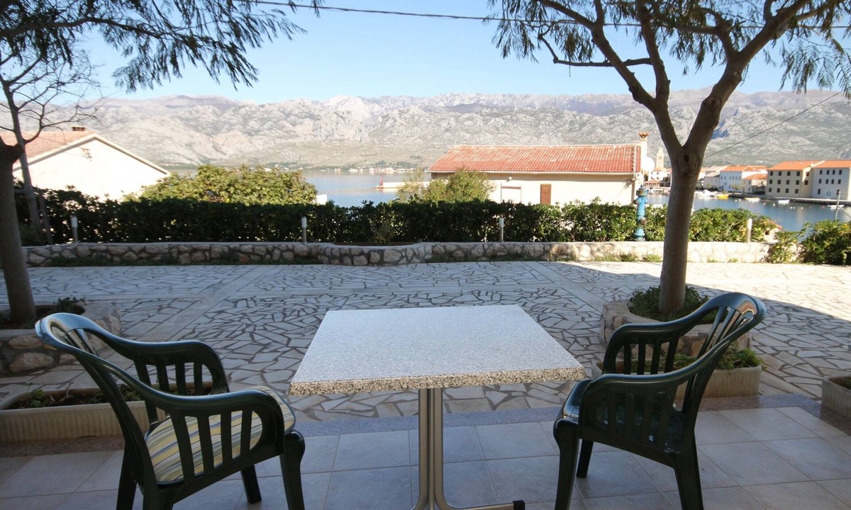 Vinjerac Apartment | Studio flat with terrace and sea view Vinjerac, Zadar (AS-3248-b)