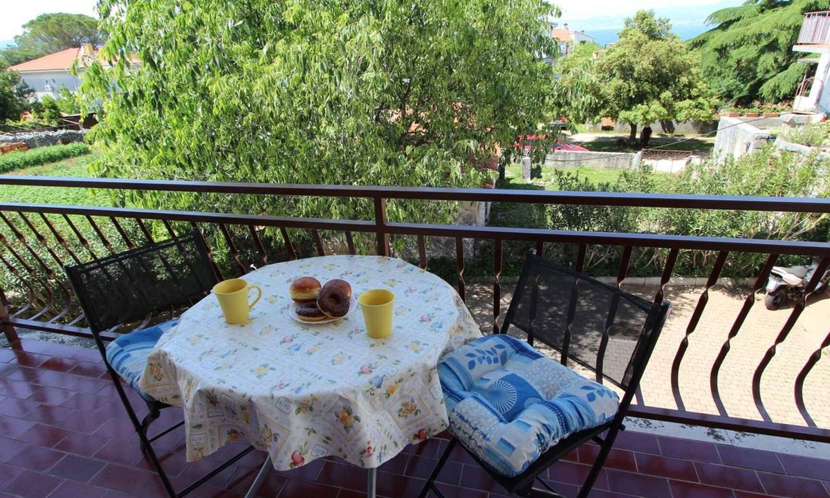 Malinska-Dubasnica Apartment | Studio with Balcony