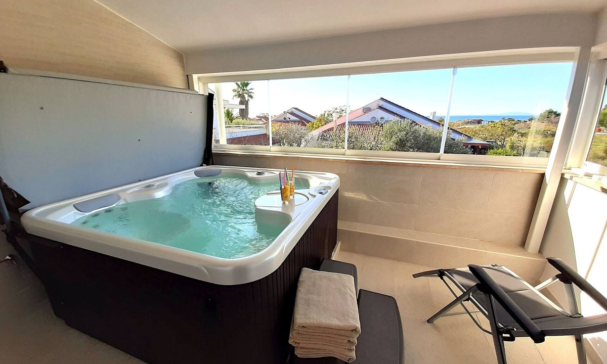 Kolanjski Gajac Apartment | Sunwell apartments II - Novalja, Gajac, Zrce beach - Jacuzzi with the view