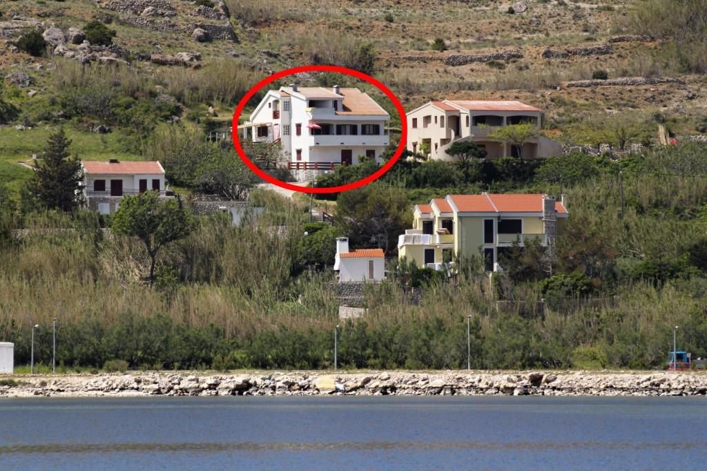 Pag Apartment | Two bedroom apartment with terrace and sea view Pag (A-6290-a)