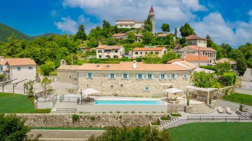 Veprinac Villa | Villa Castello di Papa by Villsy - with sea view, private pool, sauna and jacuzzi