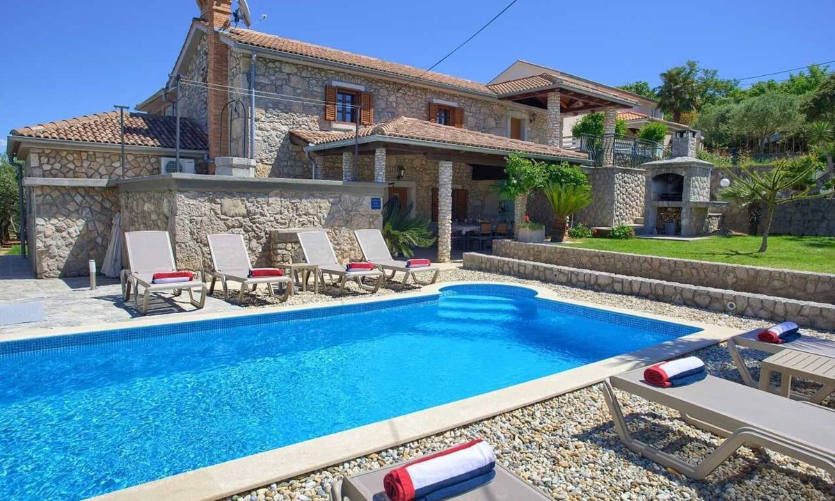 Dobrinj Villa | Villa Magdalea With Swimming Pool And Seaview