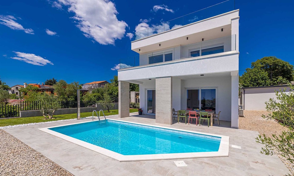 Krk Villa | Villa MATE with pool and beautiful sea view