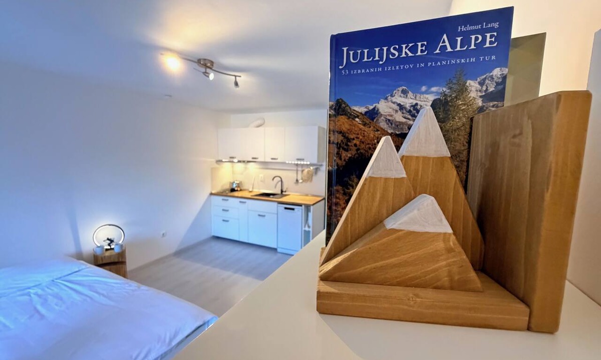 Bovec Apartment | White Peak - stylish alpine base for two in charming Bovec