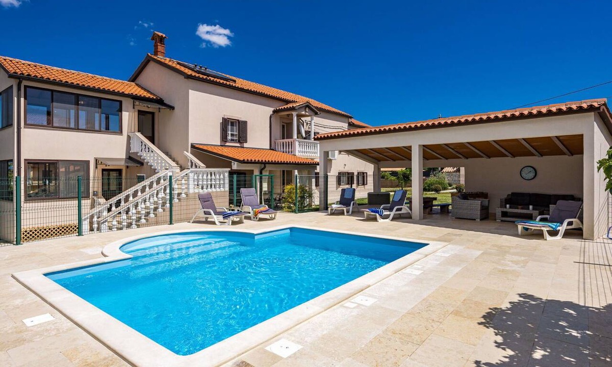 Hrboki House | Wonderful private villa for 12 guests with A/C, WIFI, private pool, TV and terrace