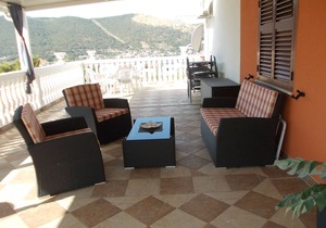 * Apartment house Dalmatia, terrace, sea view, beach, internet, parking