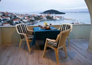 Apartment in Kali with sea view, balcony, air conditioning, Wi-Fi (4566-2)