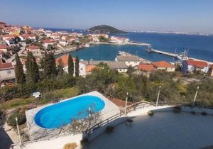 Apartment in Kali with sea view, balcony, air conditioning, Wi-Fi (4566-2)
