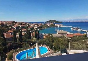 Apartment in Kali with Sea View, Balcony, Air Conditioning, Wi-Fi (4566-5)