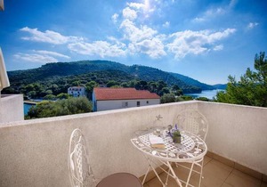 Apartments Bruna Lastovo-Standard One Bedroom Apartment with Balcony and Sea View-Crveni