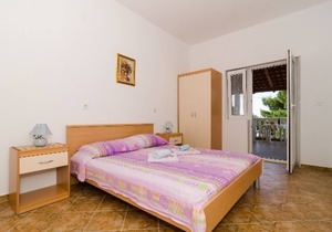 Apartments Franka Saplunara-Double Room with Terrace and Sea View