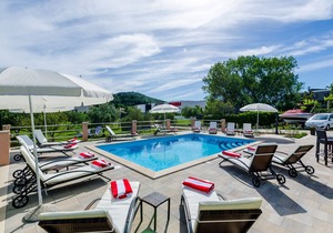 Apartments Mali Paradiso - Studio Apartment with Pool View