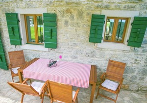 Beautiful holiday Apartment surrounded with a Stone wall with Pool and Garden