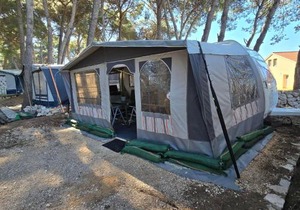 Caravan near the sea