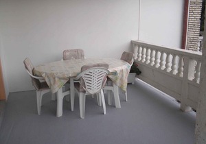 Holiday apartment with air conditioning and balcony