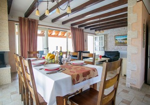 Luxury villa with private, heated pool and panoramic view, 2 km from Sveti Lovrec