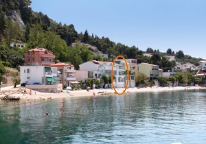 One bedroom apartment near beach Drašnice, Makarska (A-6652-b)