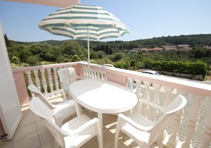 One bedroom apartment with terrace and sea view Cove Soline, Dugi otok (A-448-c)