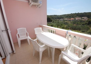 One bedroom apartment with terrace and sea view Cove Soline, Dugi otok (A-448-e)