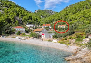 One bedroom apartment near beach Cove Skozanje, Hvar (A-14899-b)