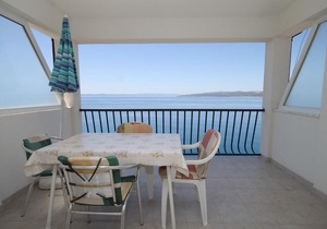 One bedroom apartment with terrace and sea view Bratuš, Makarska (A-2627-d)