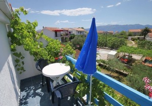 One bedroom apartment with balcony and sea view Sućuraj, Hvar (A-3589-a)