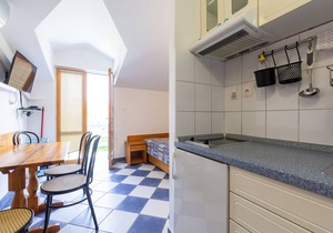 One bedroom apartment with balcony and sea view Sućuraj, Hvar (A-3589-c)