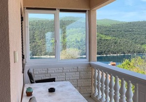 One bedroom apartment with terrace and sea view Duga Luka (Prtlog), Labin (A-2367-c)