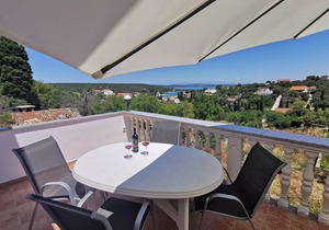 One bedroom apartment with terrace and sea view Žman, Dugi otok (A-449-b)