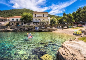 Studio flat near beach Cove Zarace (Gdinj), Hvar (AS-2047-a)