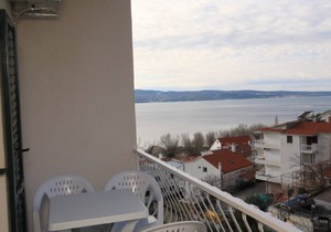 Studio flat with balcony and sea view Duće, Omiš (AS-7532-f)