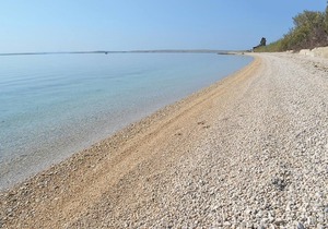 Studio flat with terrace and sea view Cove Smokvica, Pag (AS-4137-a)