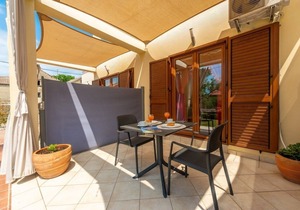 Studio flat with terrace and sea view Nin, Zadar (AS-5666-b) in Nin