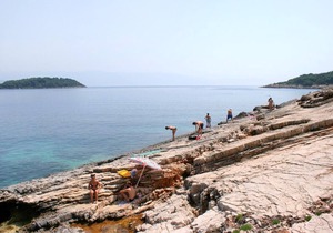 Two bedroom apartment with balcony and sea view Vrboska, Hvar (A-540-a)