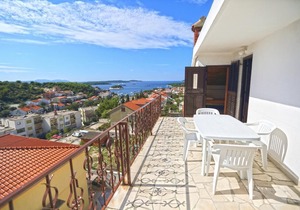 Two bedroom apartment with terrace and sea view Hvar (A-4047-d) in Hvar